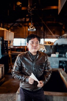 Tange San Making Paper the Old Way.